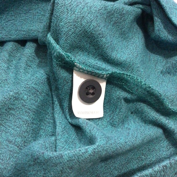 Tony Hawk Teal and Gray 3/4 Length Sleeve Henley - Size Medium - Picture 4 of 5